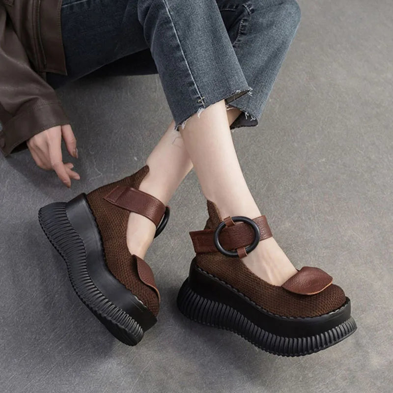 Chaussures à semelles compensées - Rinoa