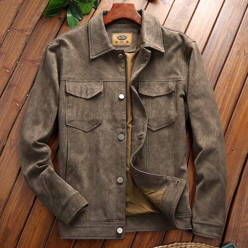 Veste en daim pour homme - Massimo
