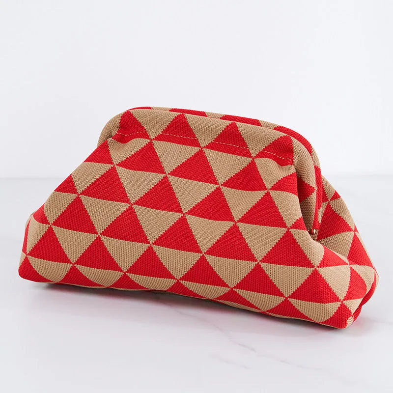 Sac tissé pour femmes, style printemps-été, avec motif rayé