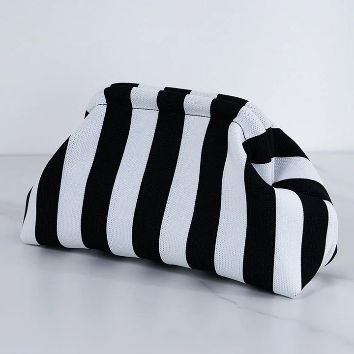 Sac tissé pour femmes, style printemps-été, avec motif rayé