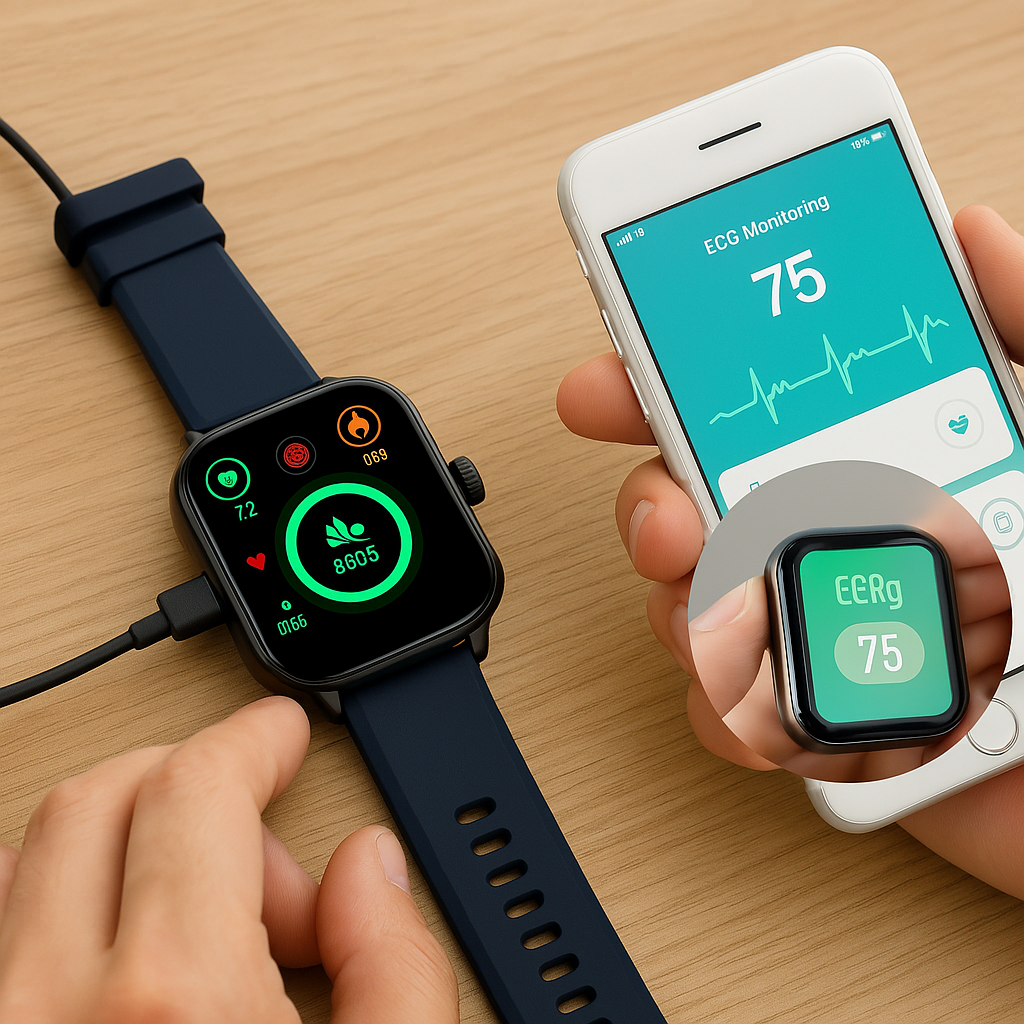 Montre intelligente sportive à écran tactile
