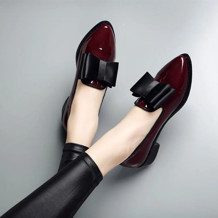 Viktoria - Loafers à la mode avec un talon épais