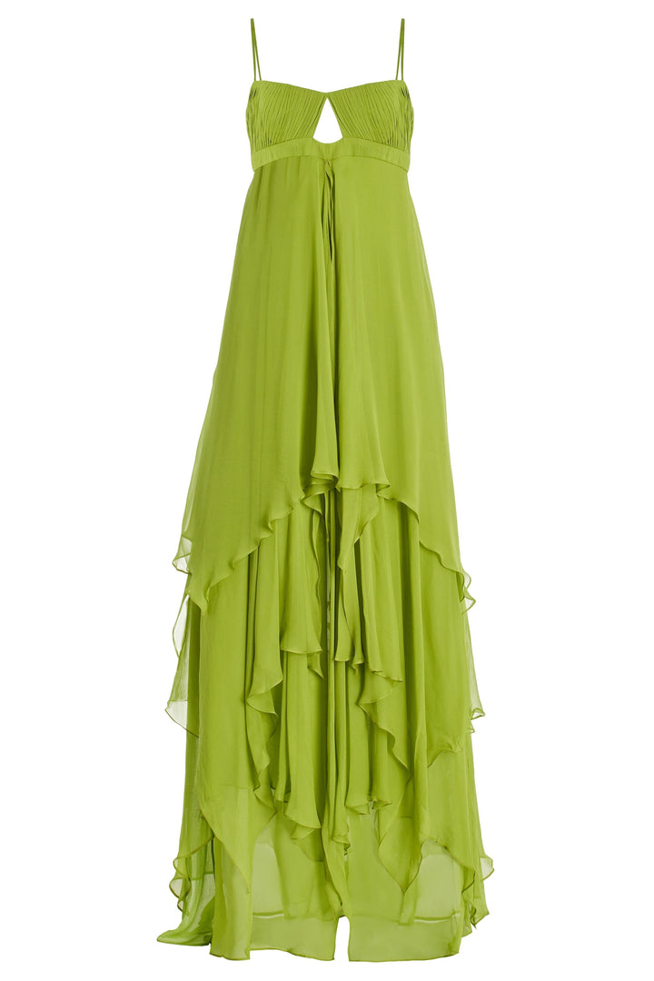 Robe longue pour femme avec fente sur le devant - Helga