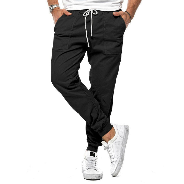 Pantalon jogger fuselé pour hommes avec cordon de serrage et poches - Falk