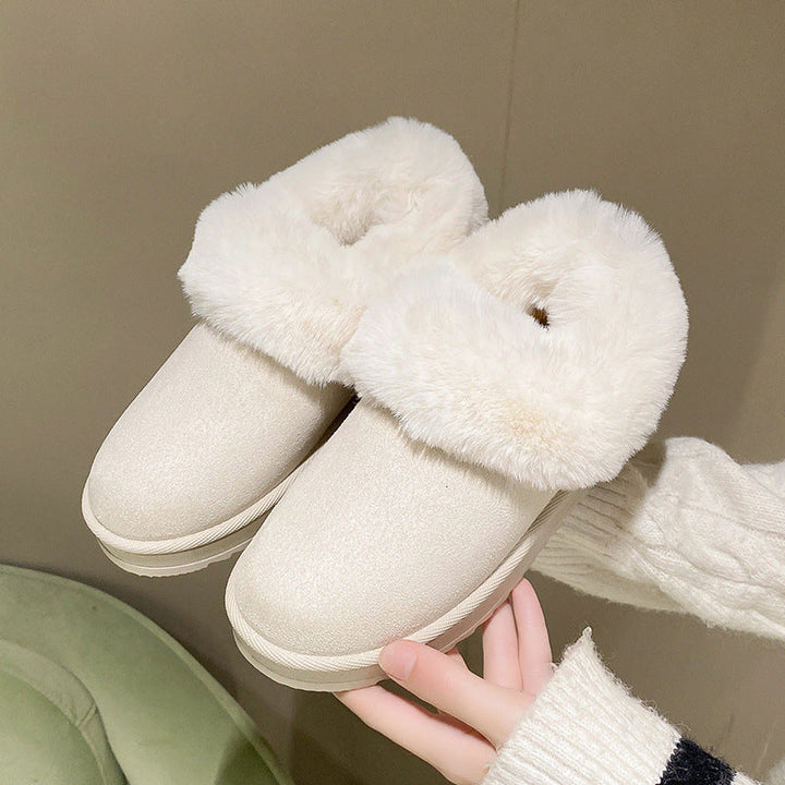Pantoufles douillettes pour femmes avec doublure en peluche - Soreli