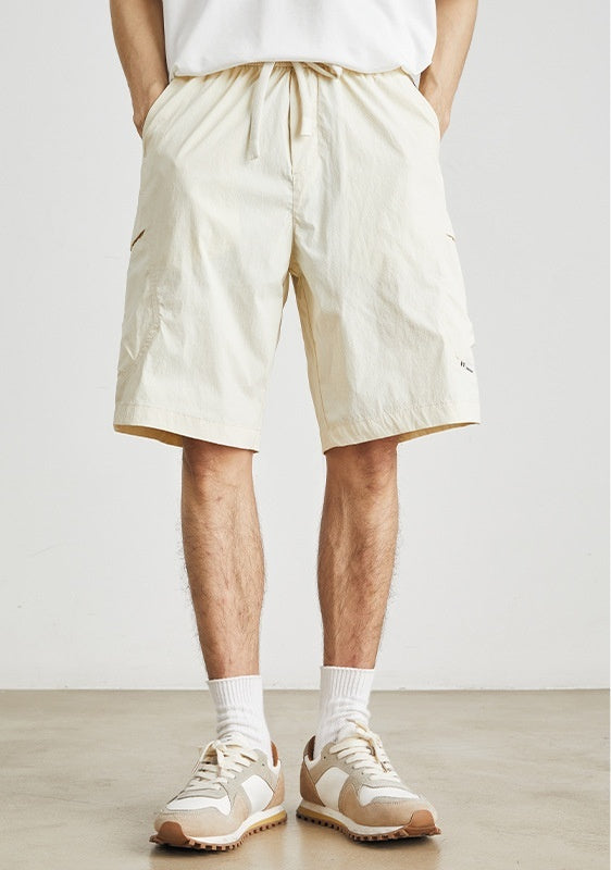 Short léger pour homme avec poches latérales et cordon de serrage ajustable - Calvin