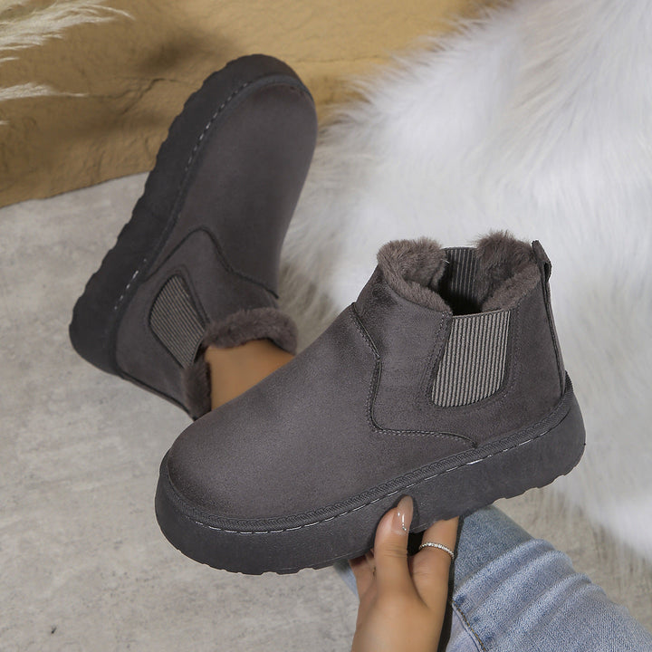Bottines d'hiver pour femmes avec doublure polaire - Maivelle