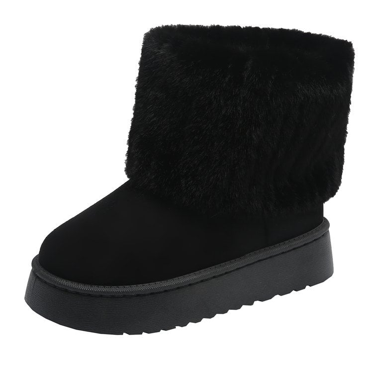 Bottines d'hiver pour femmes avec une touche de peluche - Auralyn