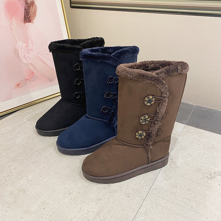 Bottines pour femmes à effet pelucheux - Narelle
