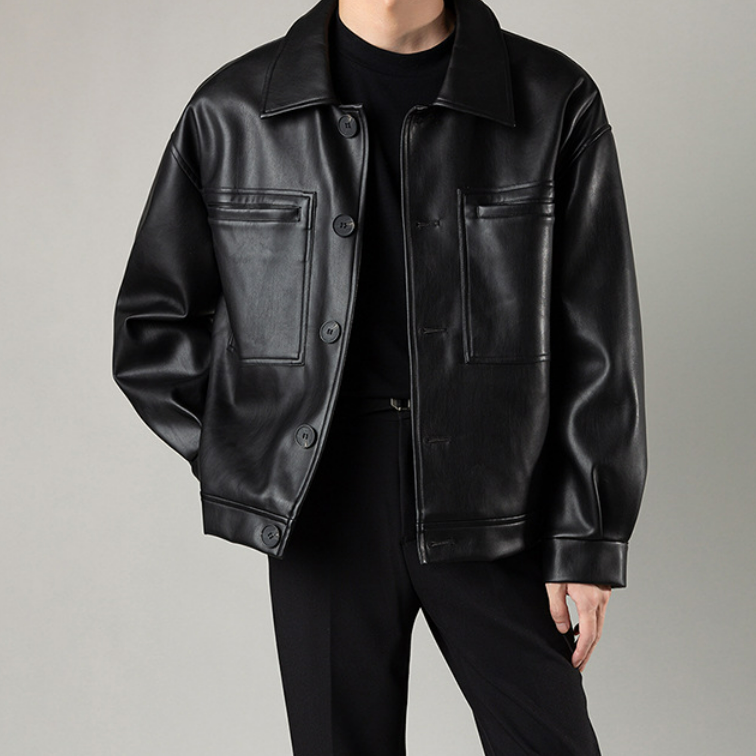 Veste avec fermeture à boutons et poches avant - Orvex