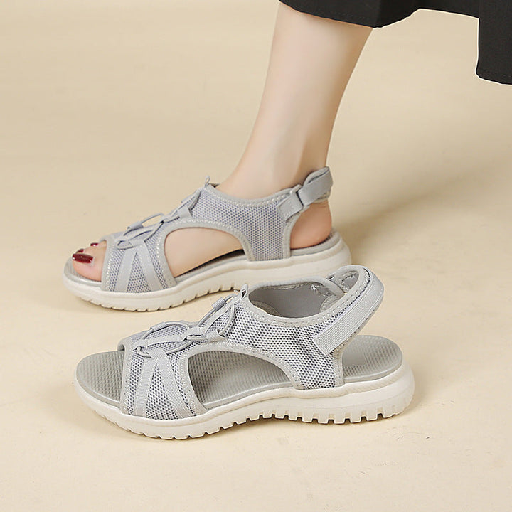 Sandales orthopédiques avec double bride réglable et semelle ergonomique - Sarel