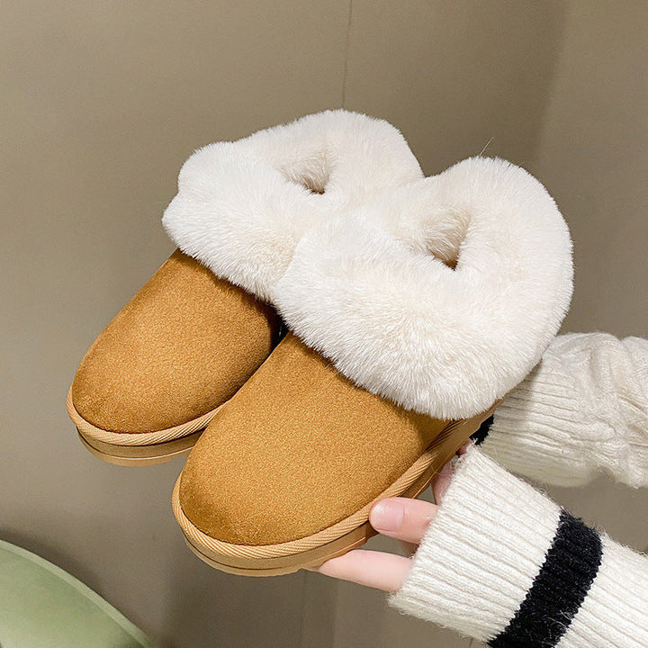 Pantoufles douillettes pour femmes avec doublure en peluche - Soreli