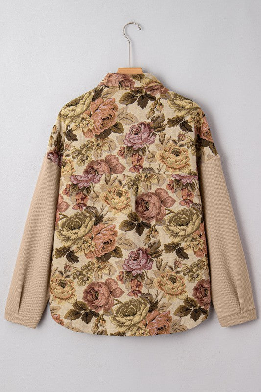 Cardigan en maille fleurie pour femme - Olyane