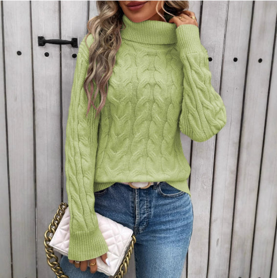 Pull en maille à col roulé pour femmes - Freja
