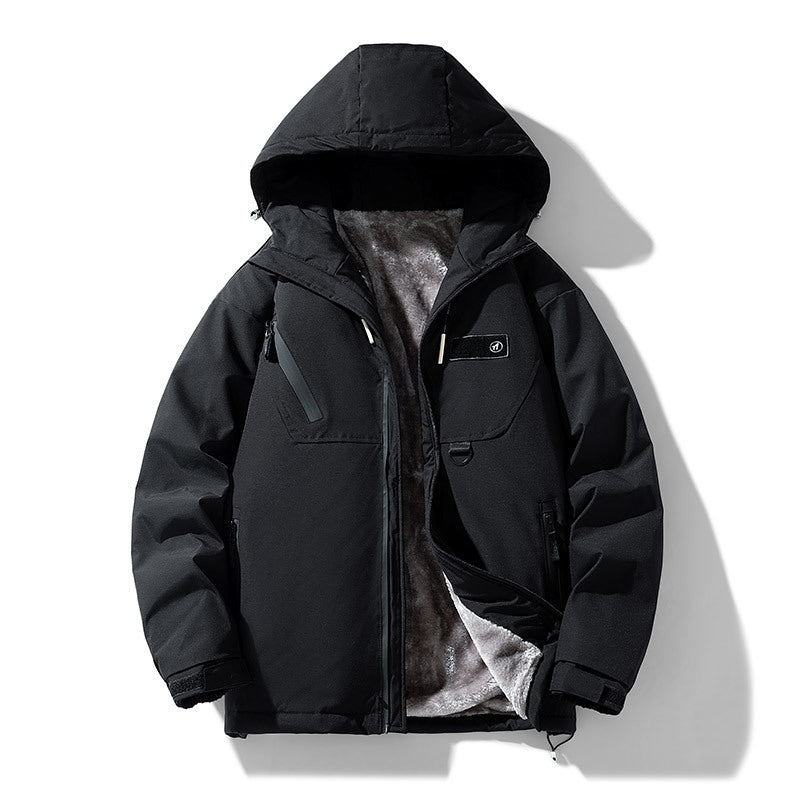 Veste thermique légère pour hommes avec capuche et doublure intérieure - Orven