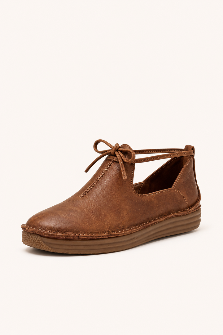 Chaussures plates décontractées pour femme avec nœud réglable - Fenja
