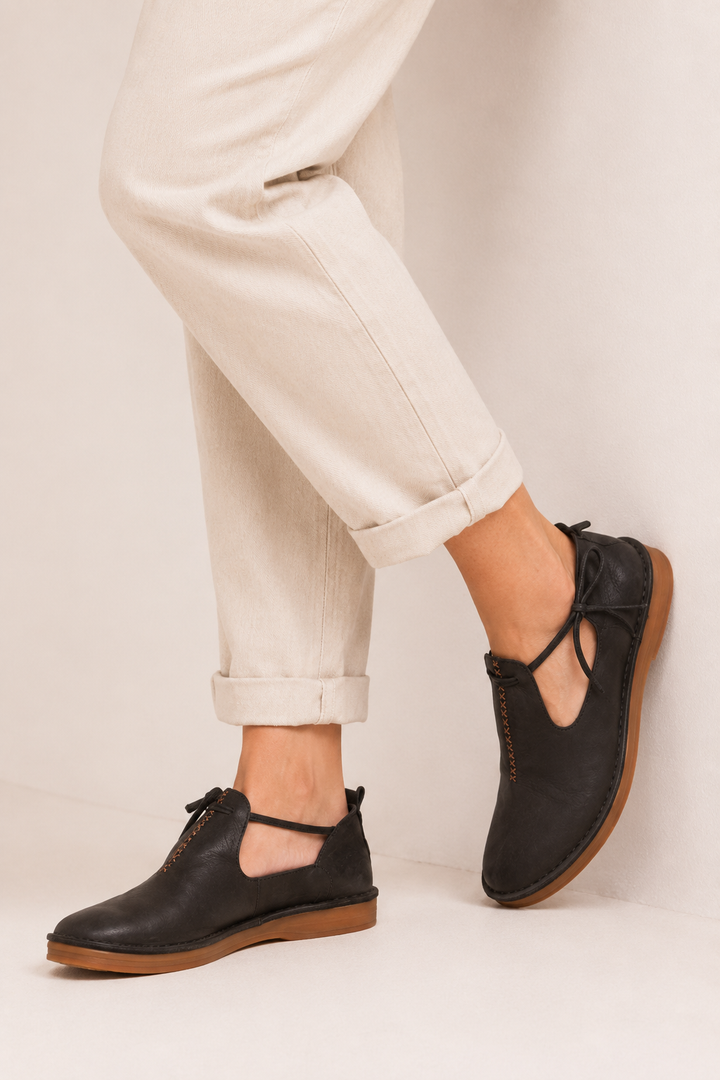 Chaussures plates décontractées pour femme avec nœud réglable - Fenja