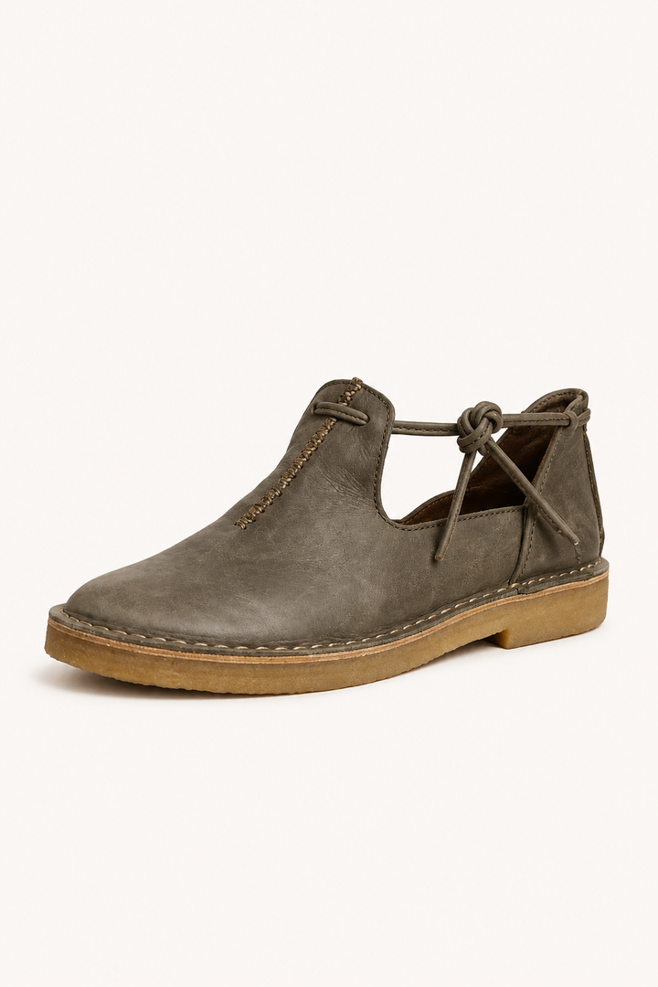 Chaussures plates décontractées pour femme avec nœud réglable - Fenja