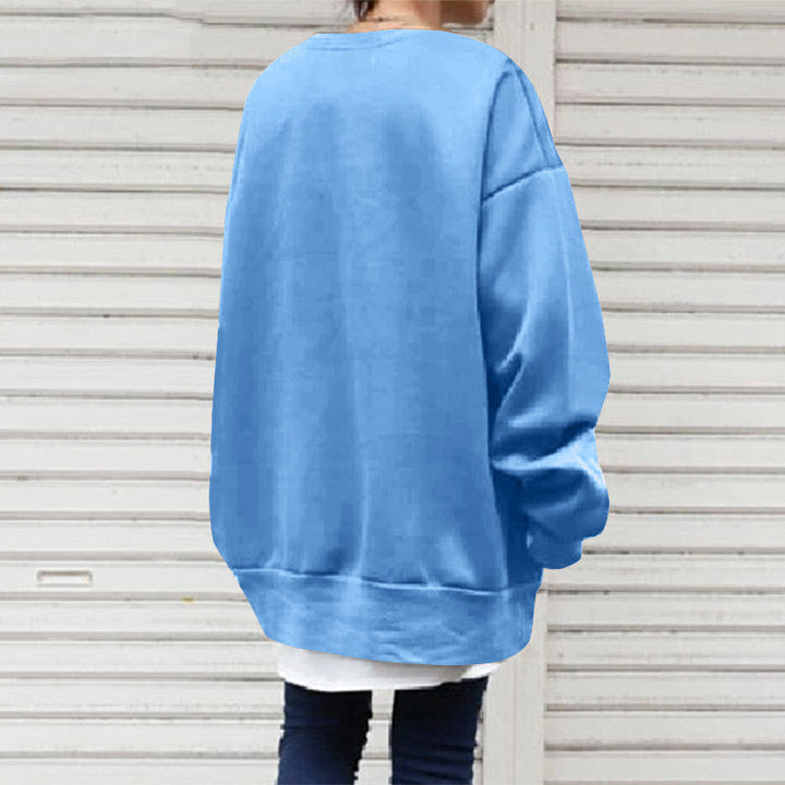 Pull à col ras du cou pour femmes - Elviane