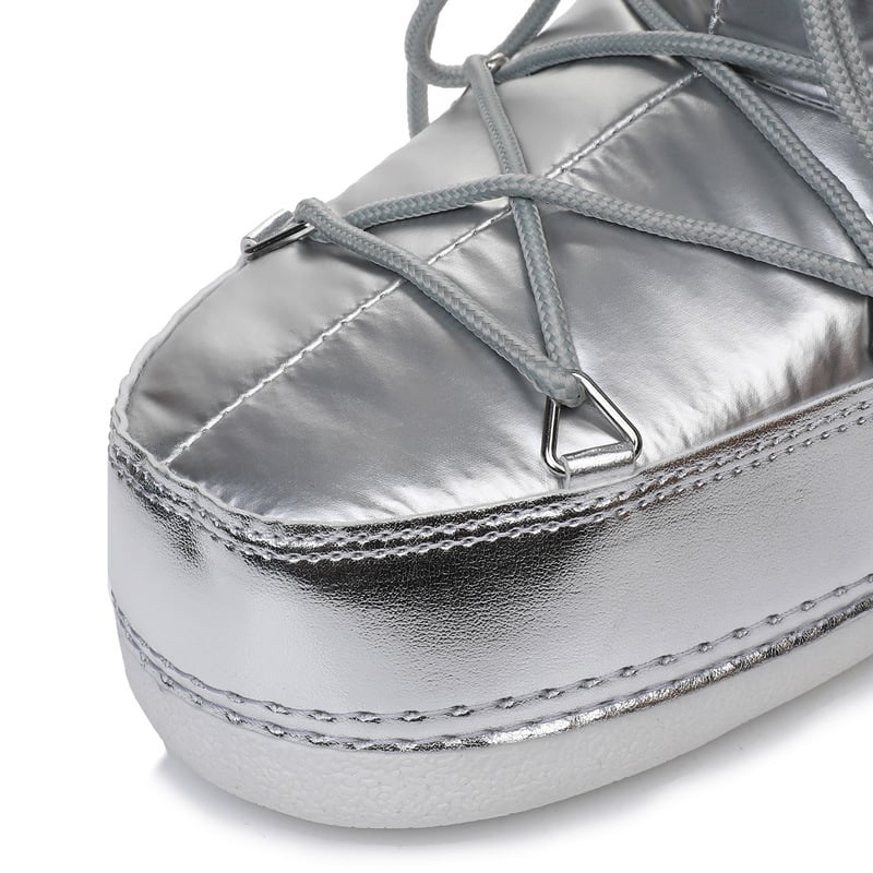 Bottes de neige mi-mollet imperméables et matelassées pour femmes - Kolesa