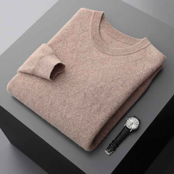 Pull en maille douce de qualité supérieure pour hommes - Alsten