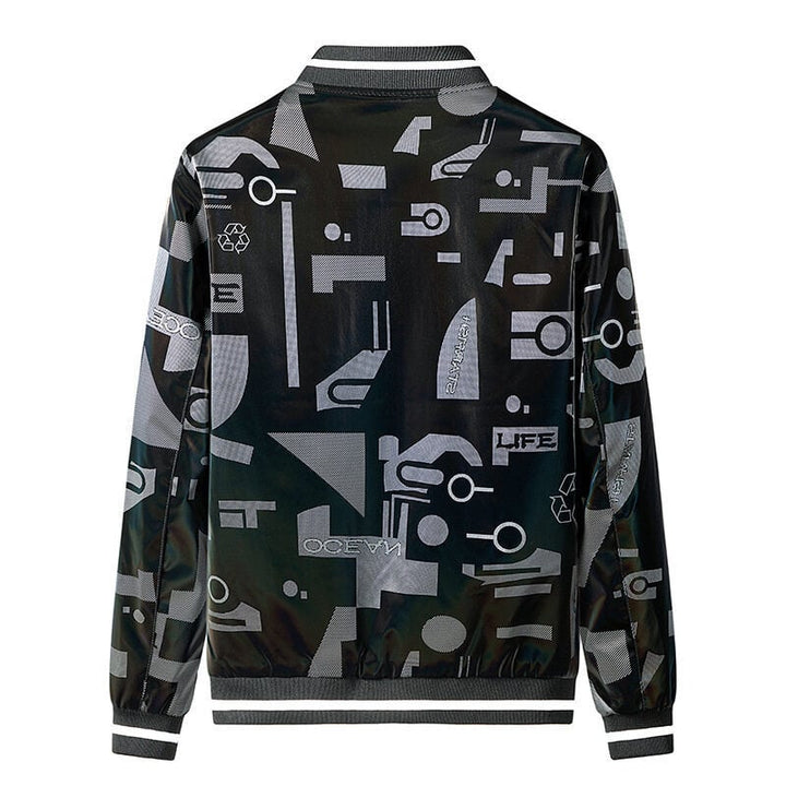 Blouson bombardier homme à imprimé graphique - Varlen