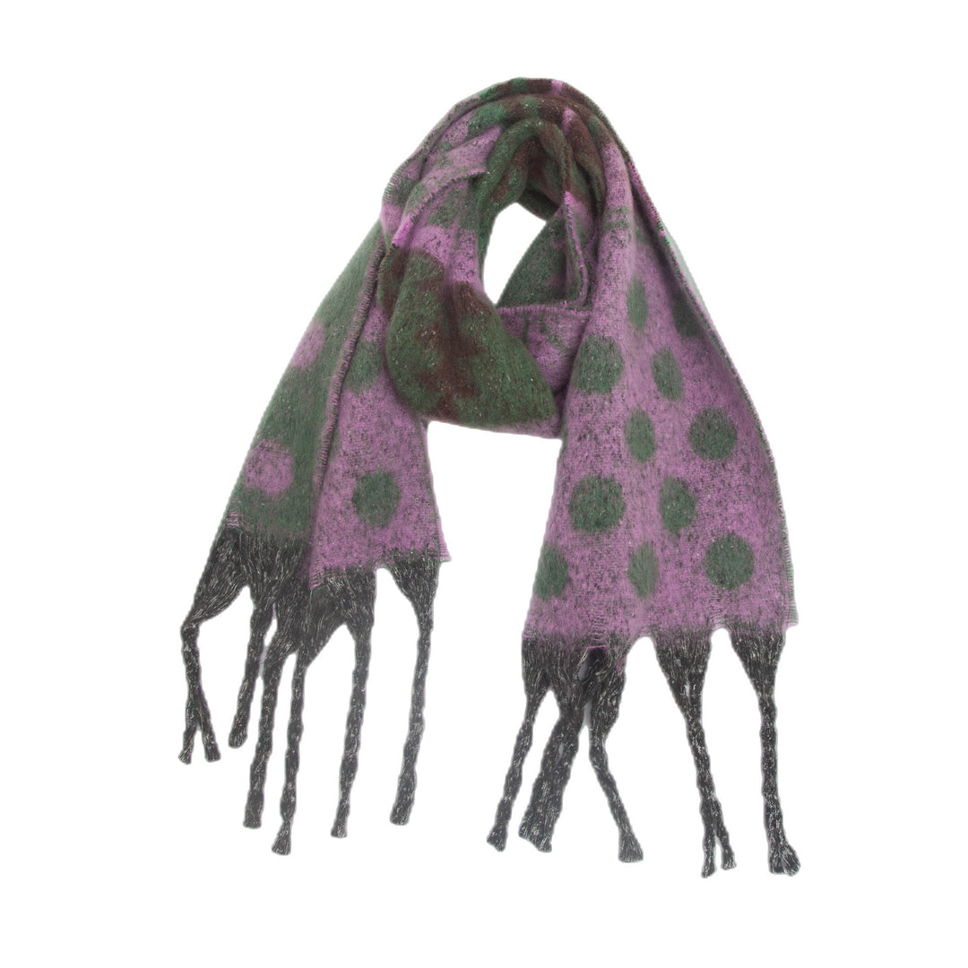 Echarpe pour femme en tissu doux à effet marbré - Ysenne