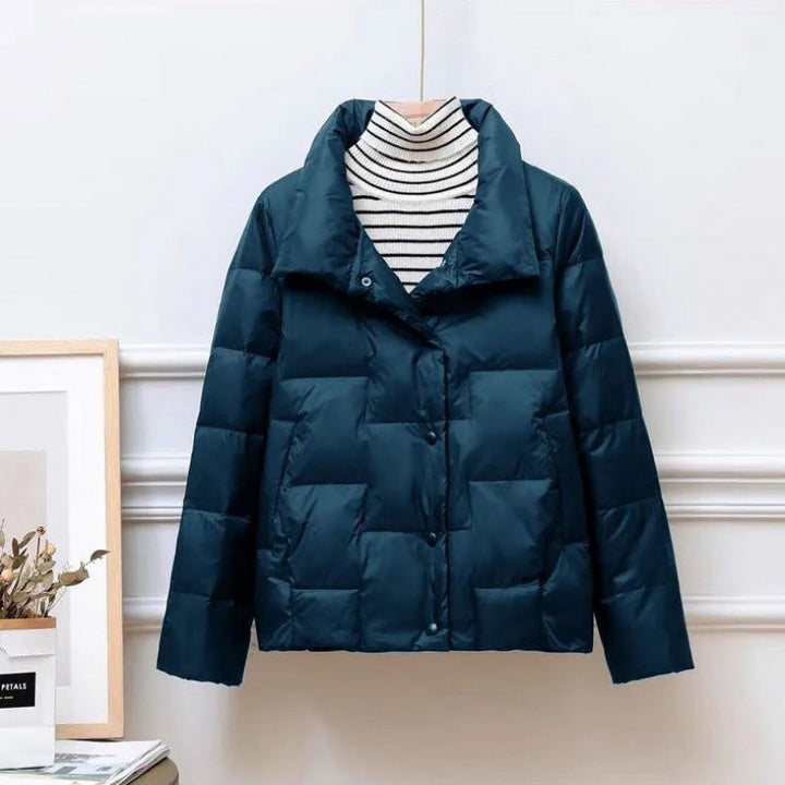 Veste courte matelassée à col montant pour femme - Valery