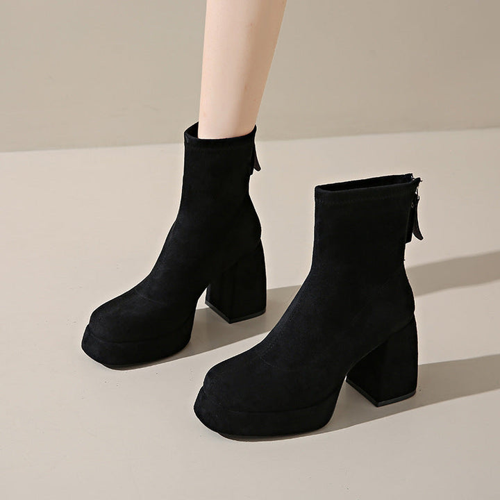 Bottines zippées pour femmes - Eirl