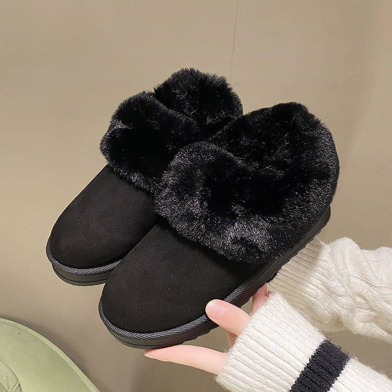 Pantoufles douillettes pour femmes avec doublure en peluche - Soreli