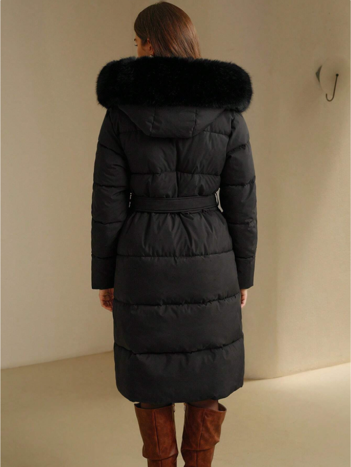 Manteau long matelassé pour femme - Lysandra
