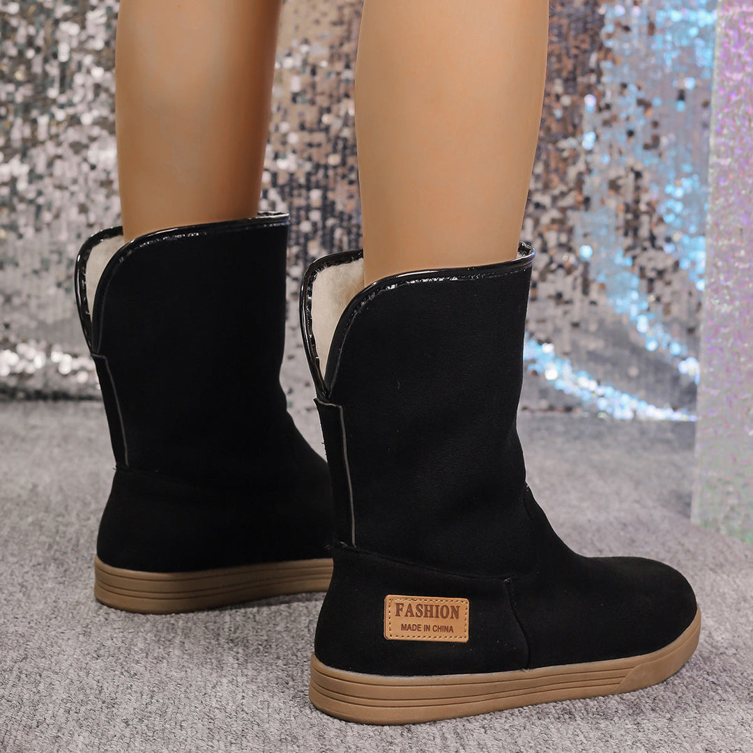 Bottes d'hiver mi-mollet pour femmes - Yselle
