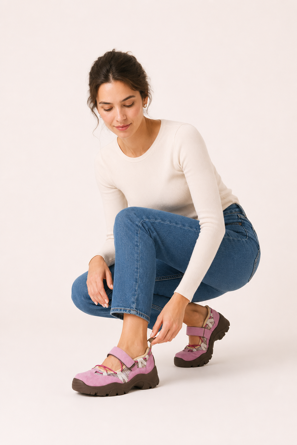 Ballerines de sport à bride réglable et semelle crantée - Lotte