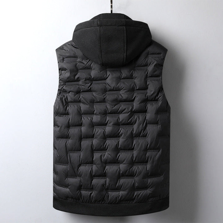 Gilet matelassé léger à capuche pour hommes - Havel
