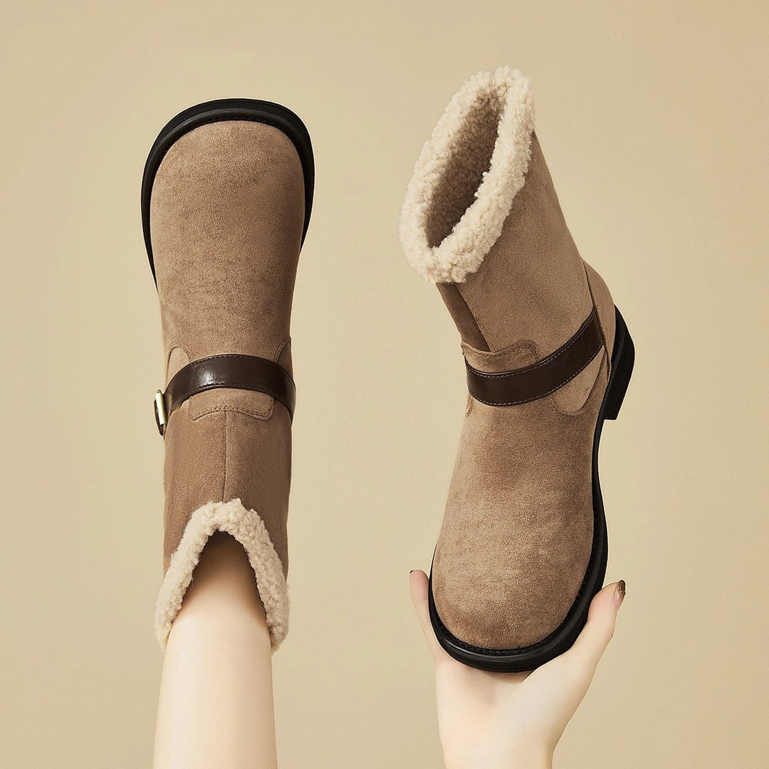 Bottines souples à silhouette étroite pour femme - Elvane