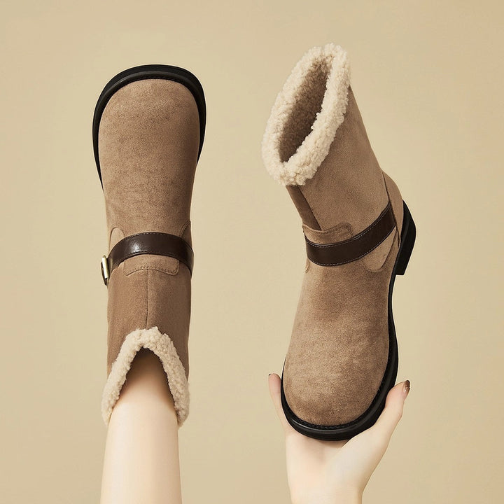 Bottines souples à silhouette étroite pour femme - Elvane