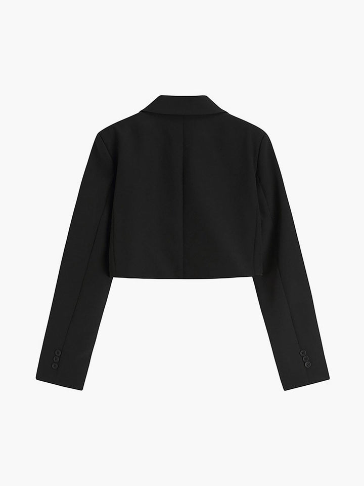 Blazer court pour femme, coupe tailleur - Selina
