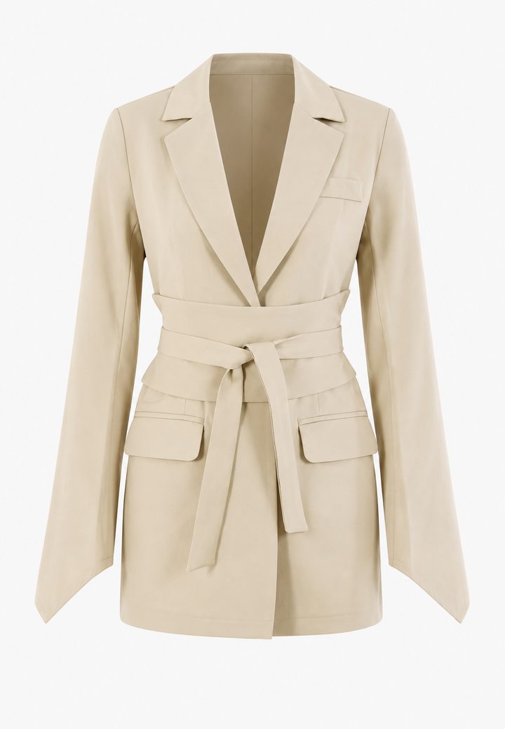 Blazer cintré pour femme avec ceinture - Mila
