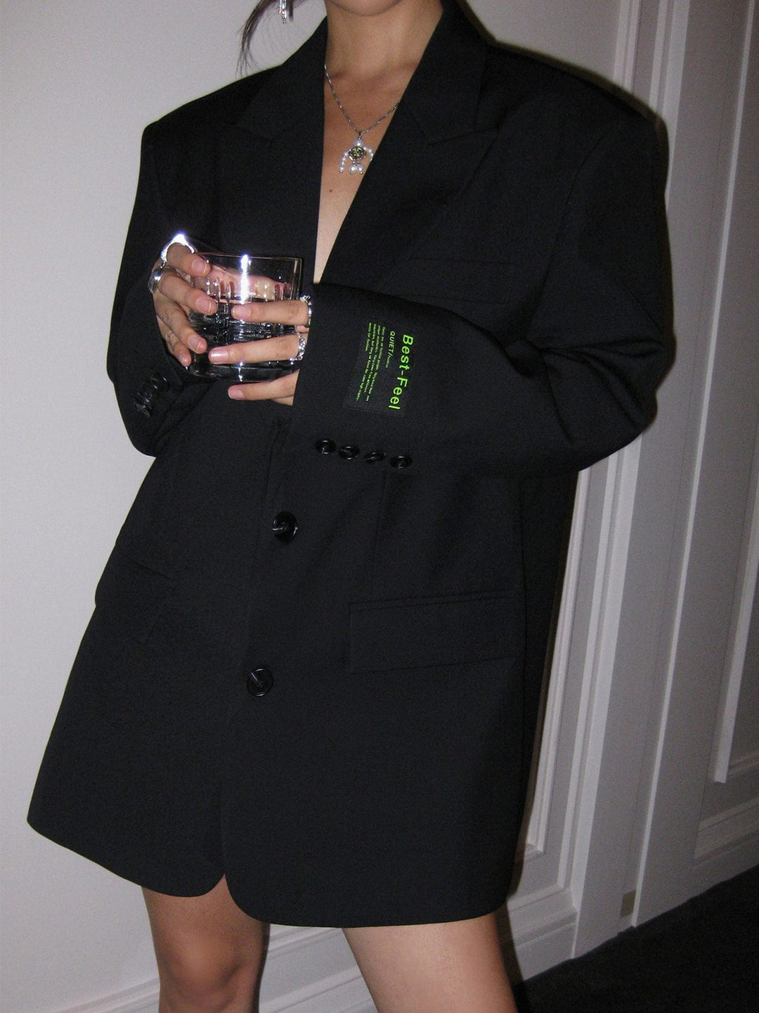 Blazer oversize pour femme, fermeture à deux boutons, élégant - Lorelei