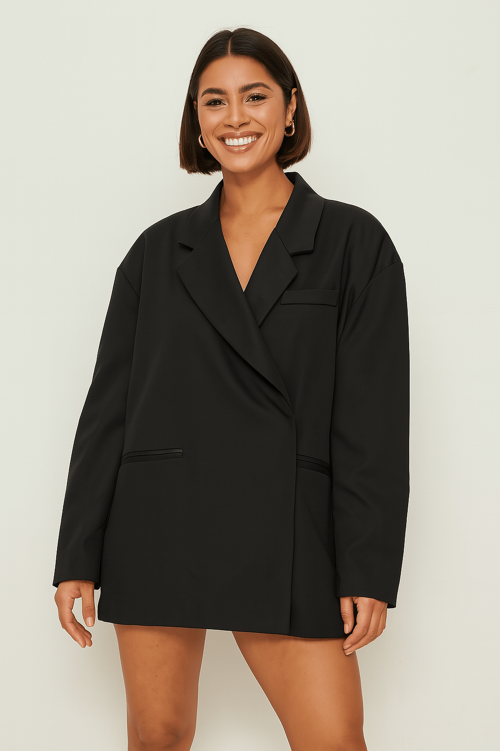 Blazer oversize pour femme à revers - Maja