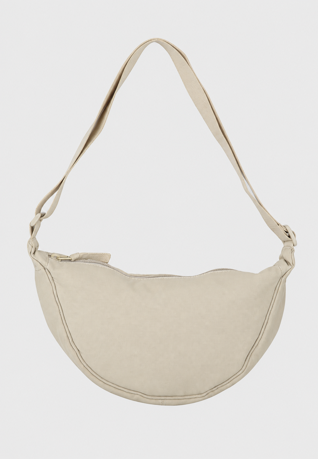 Sac à bandoulière pour femme en nylon, en forme de demi-lune, avec bandoulière réglable - Apolline