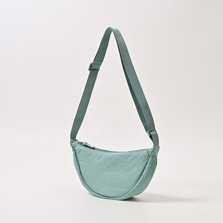 Sac à bandoulière pour femme, forme arrondie, bandoulière réglable - Clémence