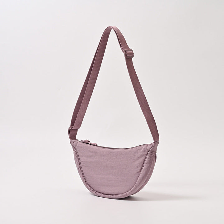 Sac à bandoulière pour femme, forme arrondie, bandoulière réglable - Clémence