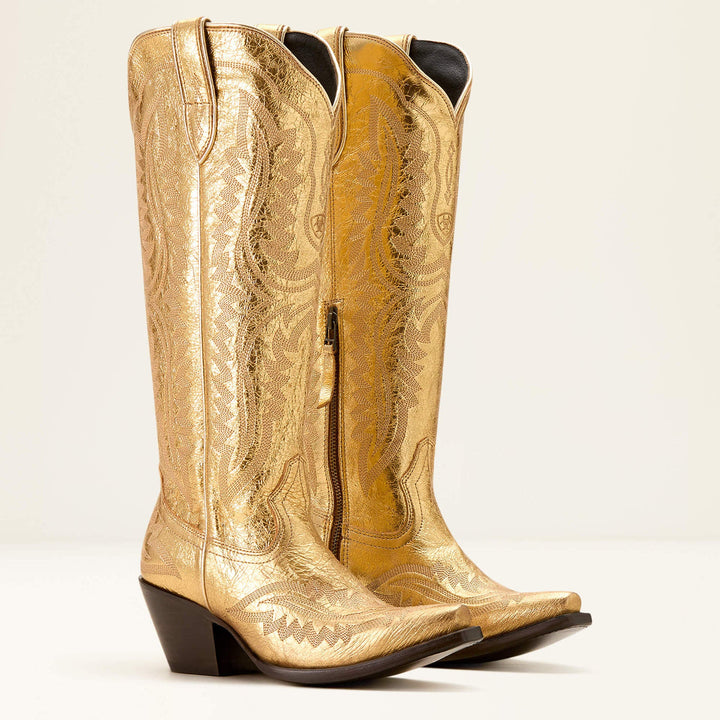 Bottes de cow-boy pour femme à tige haute, brodées - Annelie