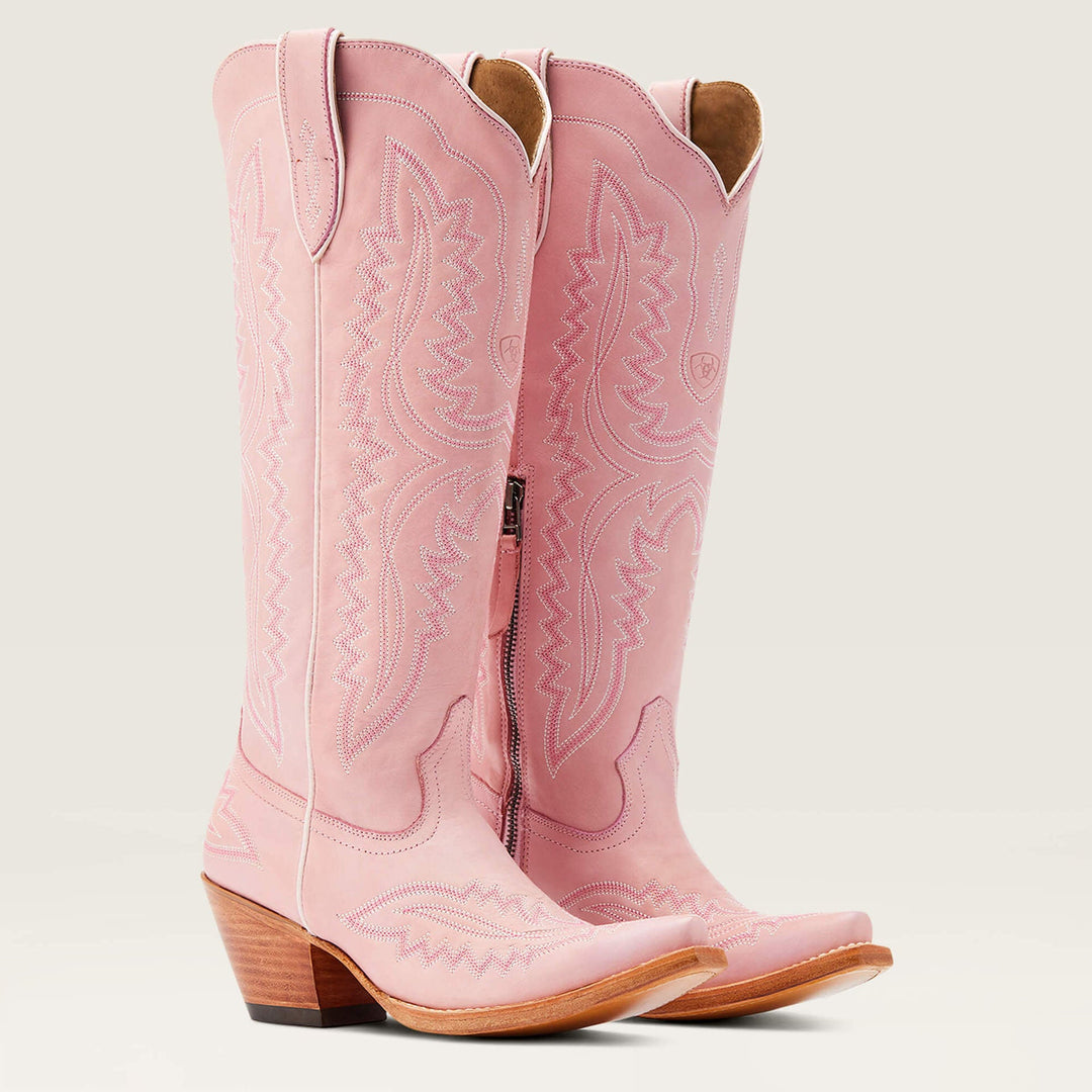 Bottes de cow-boy pour femme à tige haute, brodées - Annelie