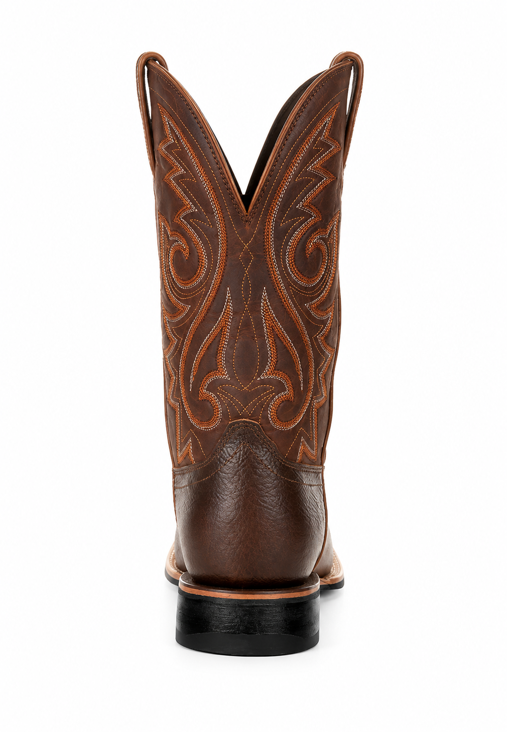 Bottes de cow-boy pour homme en cuir synthétique avec broderies - Hagen