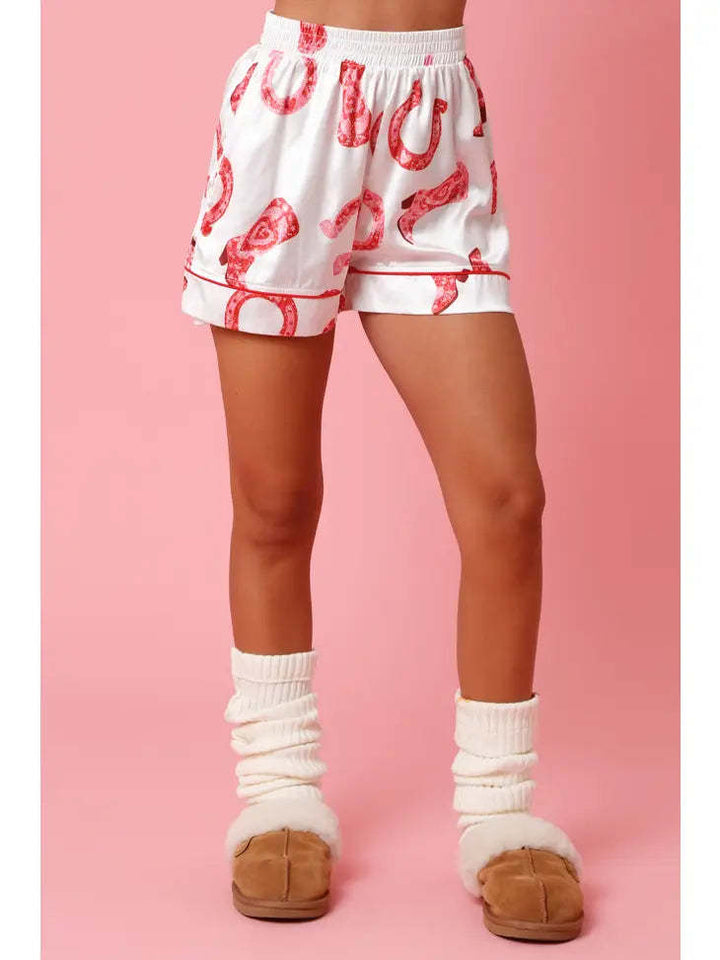 Ensemble pyjama femme en satin avec chemise et short - Varelia