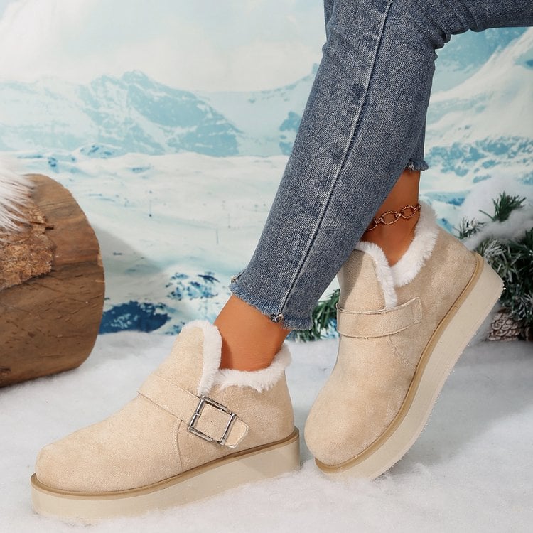Bottines d'hiver pour femmes avec boucle décorative - Lianova