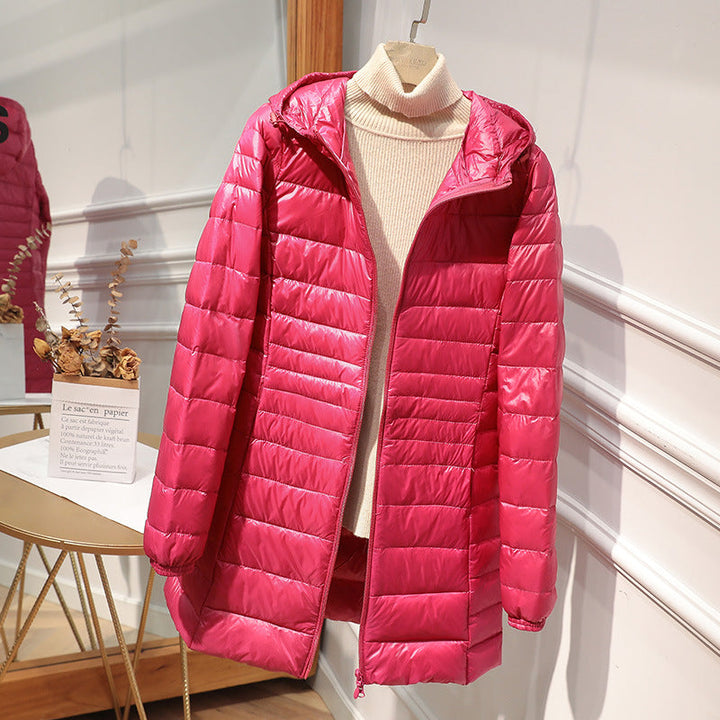 Veste à capuche longue et légère pour femmes - Alva