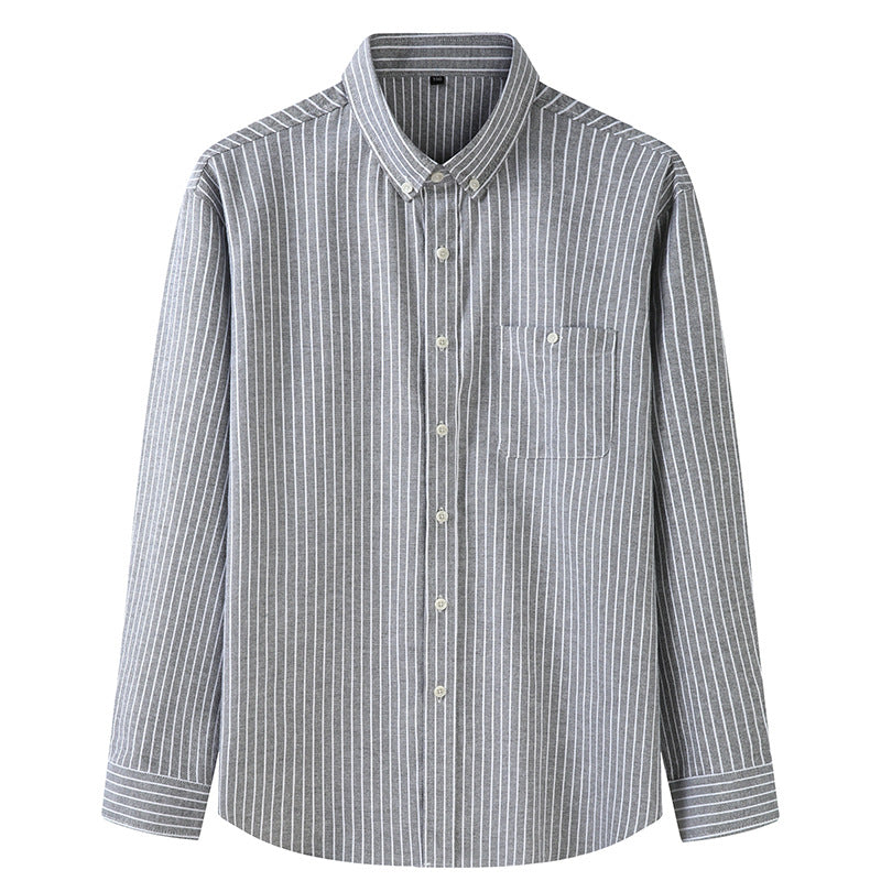 Chemise rayée à manches longues pour homme - Darel